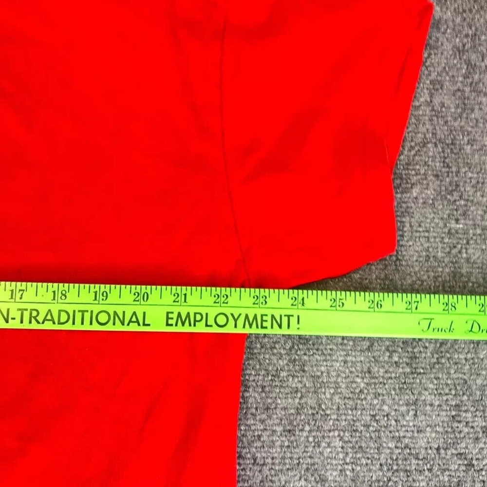 Harley Quinn Shirt Mens XL Extra Large Red Short Sleeve Comics‎ Movie EUC - Picture 6 of 7